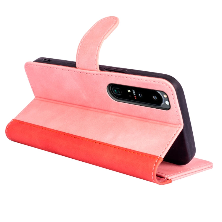 Custodia per cellulare in pelle Flip orizzontale con cuciture, For Sony Xperia 1 IV, For Sony Xperia 10 IV