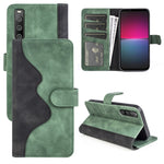 Custodia per cellulare in pelle Flip orizzontale con cuciture, For Sony Xperia 1 IV, For Sony Xperia 10 IV