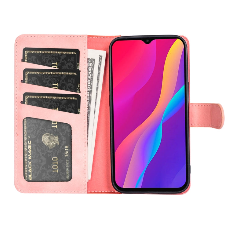 Custodia per cellulare in pelle Flip orizzontale con cuciture, For TCL 30 5G / 30 / 30+, For TCL 30 SE / 305 / 306