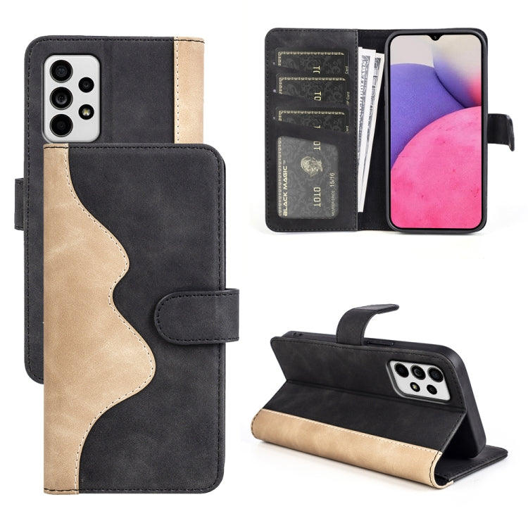 Custodia per cellulare in pelle Flip orizzontale con cuciture, For Samsung Galaxy A33 5G, For Samsung Galaxy A53 5G, For Samsung Galaxy A13 4G, For Samsung Galaxy A23 5G, For Samsung Galaxy M23 5G