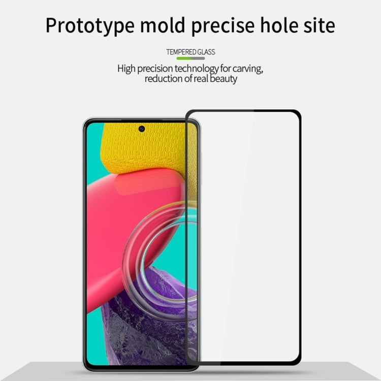 Pellicola in vetro temperato a schermo intero MOFI 9H 2.5D, For Samsung Galaxy M53 5G