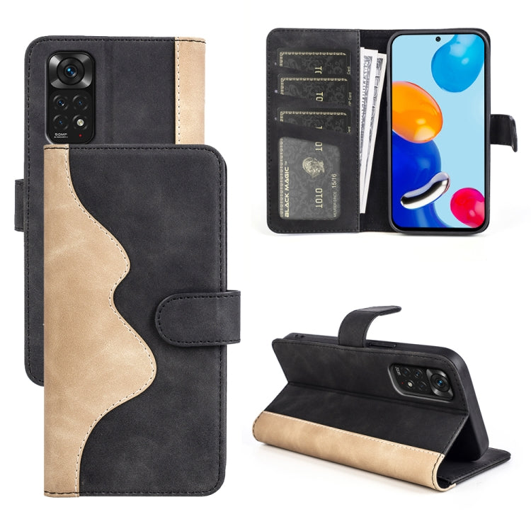 Custodia per cellulare in pelle Flip orizzontale con cuciture, For Xiaomi Redmi K50, For Xiaomi Redmi K50 Pro, For Xiaomi Redmi Note 11 4G Global / Note 11S, For Xiaomi Redmi Note 11 Pro 5G Global / 4G
