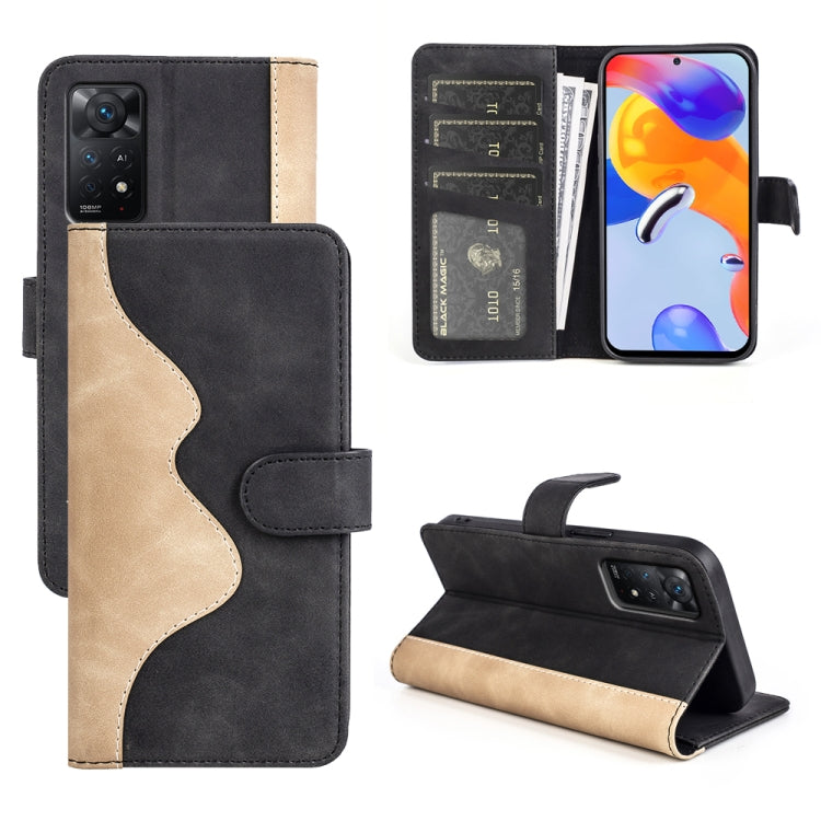 Custodia per cellulare in pelle Flip orizzontale con cuciture, For Xiaomi Redmi K50, For Xiaomi Redmi K50 Pro, For Xiaomi Redmi Note 11 4G Global / Note 11S, For Xiaomi Redmi Note 11 Pro 5G Global / 4G