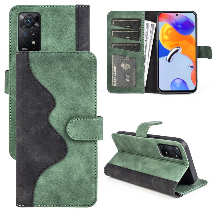 Custodia per cellulare in pelle Flip orizzontale con cuciture, For Xiaomi Redmi K50, For Xiaomi Redmi K50 Pro, For Xiaomi Redmi Note 11 4G Global / Note 11S, For Xiaomi Redmi Note 11 Pro 5G Global / 4G