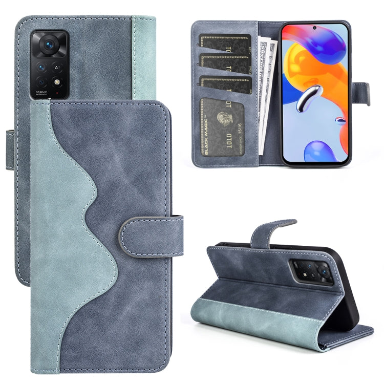 Custodia per cellulare in pelle Flip orizzontale con cuciture, For Xiaomi Redmi K50, For Xiaomi Redmi K50 Pro, For Xiaomi Redmi Note 11 4G Global / Note 11S, For Xiaomi Redmi Note 11 Pro 5G Global / 4G