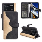 Custodia per cellulare in pelle Flip orizzontale con cuciture, For Xiaomi Poco X4 Pro 5G