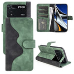 Custodia per cellulare in pelle Flip orizzontale con cuciture, For Xiaomi Poco X4 Pro 5G