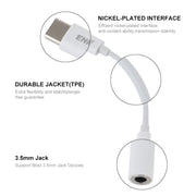 ENKAY Cavo audio per decodifica digitale con adattatore USB-C/Tipo-C da 3,5 mm
