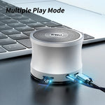 EWA A109 Pro TWS Altoparlante Bluetooth portatile stereo in metallo