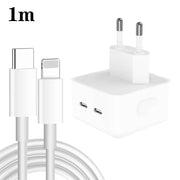 Caricabatterie USB-C 35W con cavo 8 pin