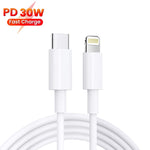 Caricabatterie USB-C 35W con doppia porta e cavo 8 pin
