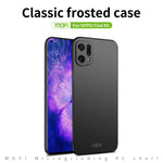 Custodia rigida ultrasottile MOFI Frosted PC, For OPPO Find X5, For OPPO Reno7 5G Global / Find X5 Lite, For OPPO Reno7 4G / F21 Pro 4G, For OPPO Reno7 Pro, For OPPO Reno7 SE