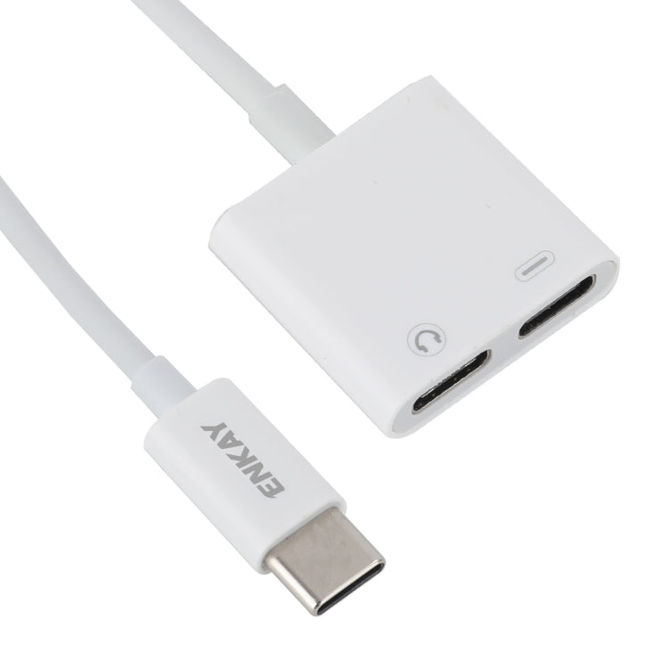 Cavo dati USB-C a doppio USB-C per cuffie e ricarica