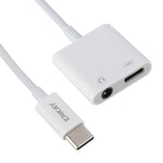 Cavo USB-C a 3,5 mm con cuffie e adattatore ricarica