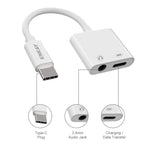 Cavo USB-C a 3,5 mm con cuffie e adattatore ricarica