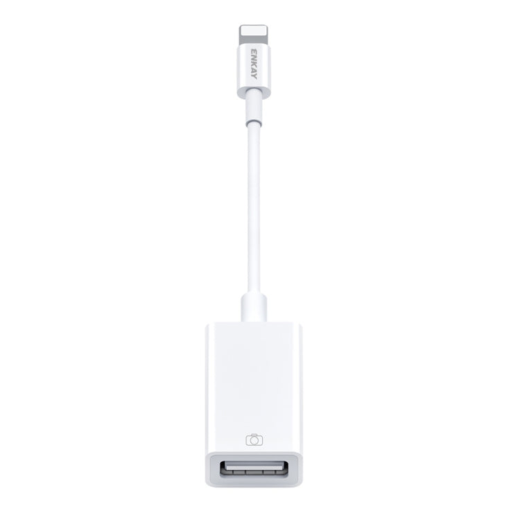 ENKAY ENK-AT108 Cavo dati adattatore OTG da 8 pin a USB 3.0 per iPhone / iPad