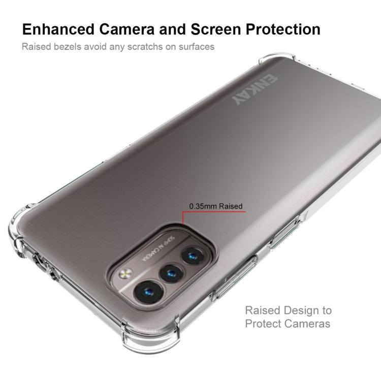 Custodia trasparente in TPU per Nokia G21 G11