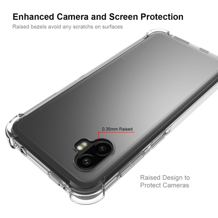 ENKAY Custodia per telefono antiurto in TPU trasparente, For Samsung Galaxy Xcover6 Pro, For Samsung Galaxy M33 5G, For Samsung Galaxy M53 5G