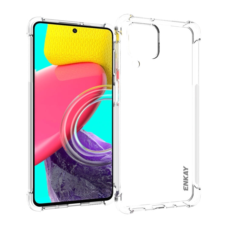 ENKAY Custodia per telefono antiurto in TPU trasparente, For Samsung Galaxy Xcover6 Pro, For Samsung Galaxy M33 5G, For Samsung Galaxy M53 5G