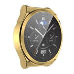 ENKAY Custodia morbida in TPU galvanizzato a copertura totale con protezione dello schermo, For Huawei Watch GT 3 Pro 43mm, For Huawei Watch GT 3 Pro 46mm