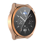 ENKAY Custodia morbida in TPU galvanizzato a copertura totale con protezione dello schermo, For Huawei Watch GT 3 Pro 43mm, For Huawei Watch GT 3 Pro 46mm