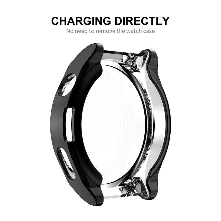 ENKAY Custodia morbida in TPU galvanizzato a copertura totale con protezione dello schermo, For Huawei Watch GT 3 Pro 43mm, For Huawei Watch GT 3 Pro 46mm