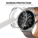 ENKAY Custodia in TPU trasparente a copertura totale con protezione dello schermo, For Huawei Watch GT 3 Pro 43mm, For Huawei Watch GT 3 Pro 46mm