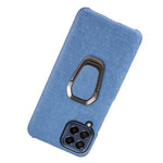 Custodia per telefono in pelle PU a nido d'ape con supporto ad anello per Samsung Galaxy M53, For Samsung Galaxy M53