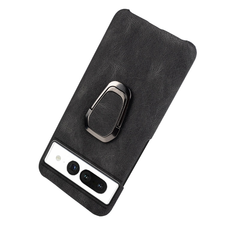 Per la custodia del telefono in PU con supporto per anello Google Pixel 7, For Google Pixel 7