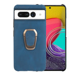Per la custodia del telefono in PU con supporto per anello Google Pixel 7, For Google Pixel 7