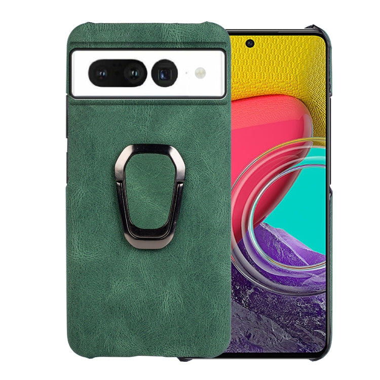 Per la custodia del telefono in PU con supporto per anello Google Pixel 7, For Google Pixel 7