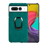 Per la custodia del telefono in PU con supporto per anello Google Pixel 7, For Google Pixel 7