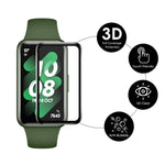 Per Huawei Band 7/6 / Honor Band 6 ENKAY 3D Full Coverage Soft PC Edge + PMMA HD Screen Watch Film, 1 PC, 2 PCS, 5 PCS, 10 PCS