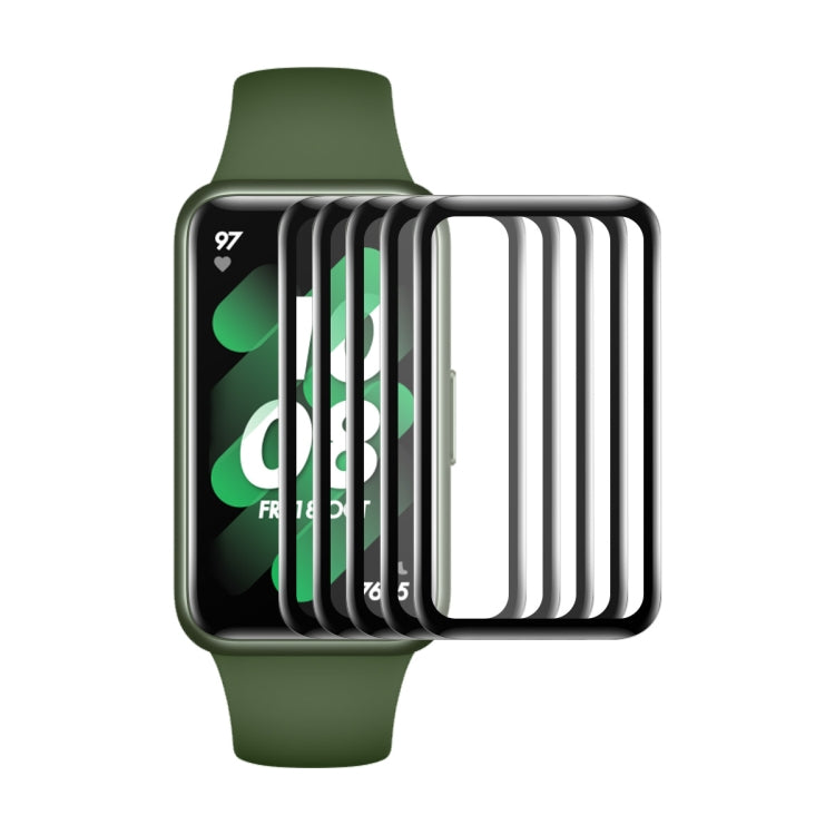 Per Huawei Band 7/6 / Honor Band 6 ENKAY 3D Full Coverage Soft PC Edge + PMMA HD Screen Watch Film, 1 PC, 2 PCS, 5 PCS, 10 PCS