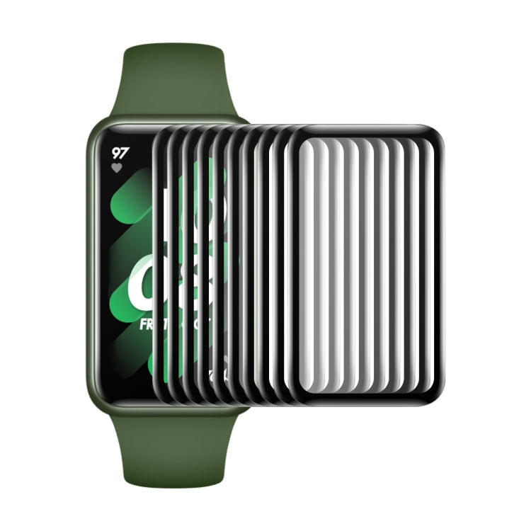 Per Huawei Band 7/6 / Honor Band 6 ENKAY 3D Full Coverage Soft PC Edge + PMMA HD Screen Watch Film, 1 PC, 2 PCS, 5 PCS, 10 PCS
