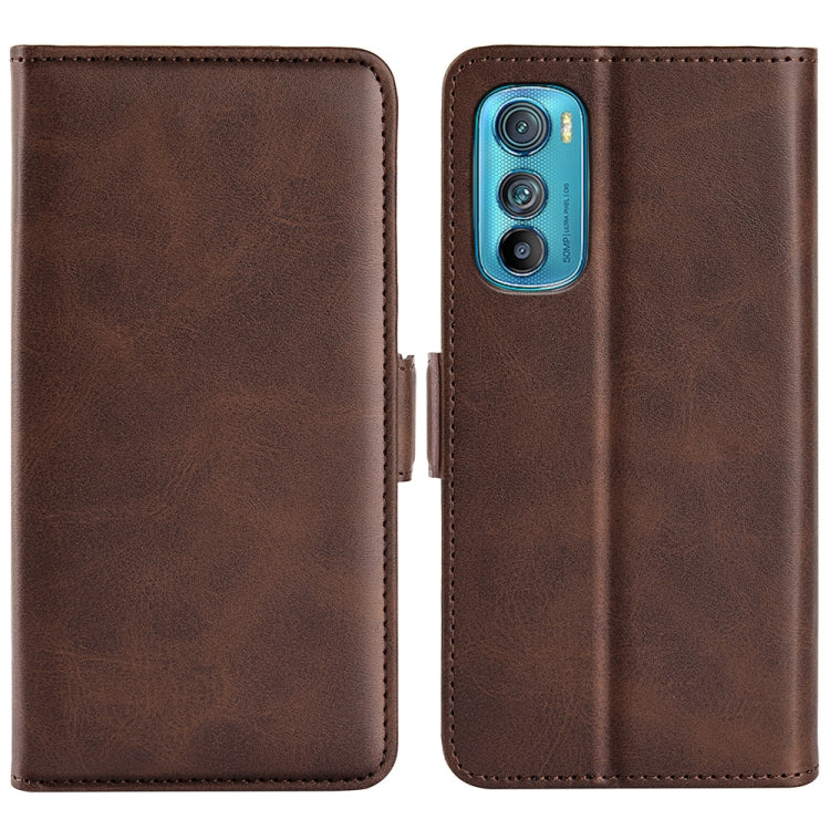 Per Motorola Moto Edge 30 5G Custodia per telefono orizzontale in pelle con fibbia magnetica a doppio lato, For Motorola Moto Edge 30 5G