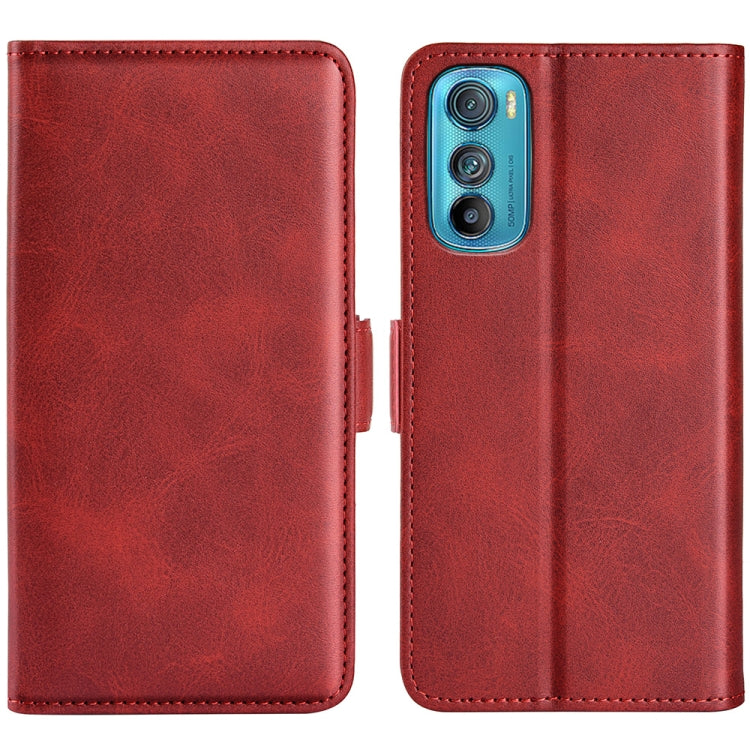 Per Motorola Moto Edge 30 5G Custodia per telefono orizzontale in pelle con fibbia magnetica a doppio lato, For Motorola Moto Edge 30 5G