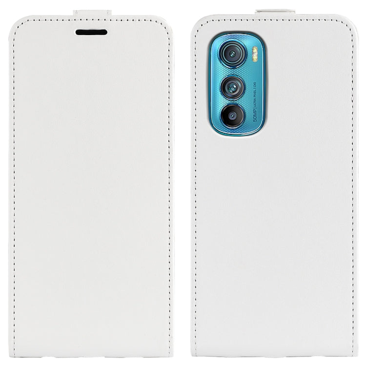 Per Motorola Moto Edge 30 5G R64 Custodia in pelle con vibrazione verticale Texture, For Motorola Moto Edge 30 5G