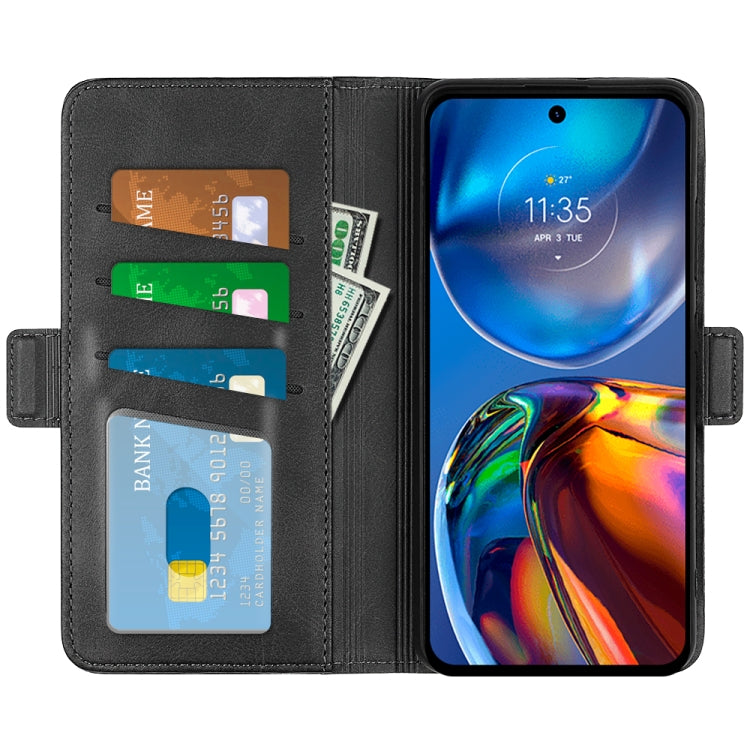 Per Motorola Moto E32 4G Custodia per cellulare in pelle a vibrazione orizzontale con fibbia magnetica a doppio lato, For Motorola Moto E32 4G