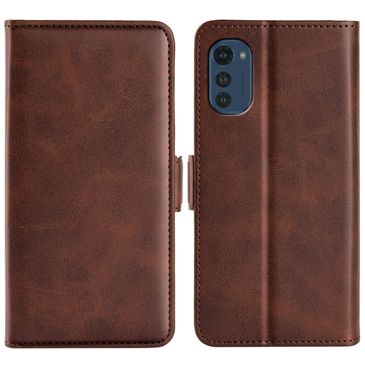 Per Motorola Moto E32 4G Custodia per cellulare in pelle a vibrazione orizzontale con fibbia magnetica a doppio lato, For Motorola Moto E32 4G