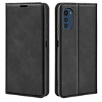 Per Motorola Moto E32 4G Custodia per telefono in pelle con aspirazione magnetica retro-pelle, For Motorola Moto E32 4G