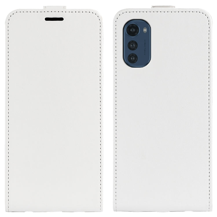 Per Motorola Moto E32 4G R64 Custodia per telefono in pelle con vibrazione verticale singola, For Motorola Moto E32 4G