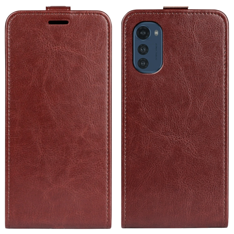 Per Motorola Moto E32 4G R64 Custodia per telefono in pelle con vibrazione verticale singola, For Motorola Moto E32 4G