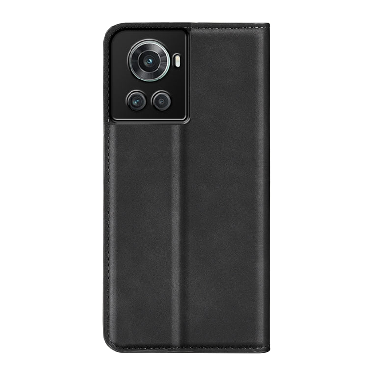 Per OnePlus Ace / 10R Custodia per telefono in pelle con aspirazione magnetica retro-pelle, For OnePlus Ace / 10R