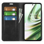 Per OnePlus Ace / 10R Custodia per telefono in pelle con aspirazione magnetica retro-pelle, For OnePlus Ace / 10R