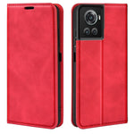 Per OnePlus Ace / 10R Custodia per telefono in pelle con aspirazione magnetica retro-pelle, For OnePlus Ace / 10R