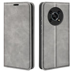 Per Honor X30 / Magic 4 Lite Custodia in pelle con ventosa magnetica retro-skin, For Honor X30 / Magic 4 Lite