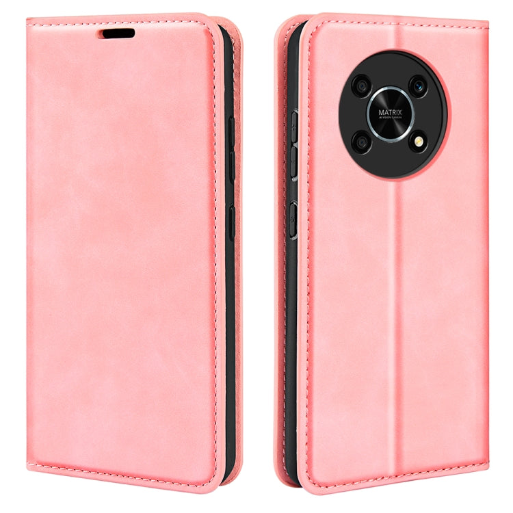 Per Honor X30 / Magic 4 Lite Custodia in pelle con ventosa magnetica retro-skin, For Honor X30 / Magic 4 Lite
