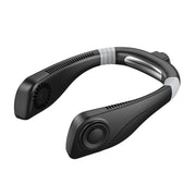 Ventilatore per collo sospeso con raffreddamento senza foglie per aromaterapia Mini ventilatore portatile USB, black, White