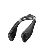 Ventilatore per collo sospeso con raffreddamento senza foglie per aromaterapia Mini ventilatore portatile USB, black, White